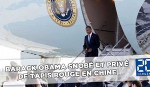 Barack Obama snobé et privé de tapis rouge en Chine