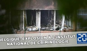 Explosion à l'Institut national de criminologie près de Bruxelles