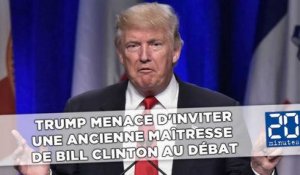 Donald Trump menace d'inviter une ancienne maîtresse de Bill Clinton au débat