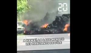 A Hawai, la lave menace les habitants de l'île