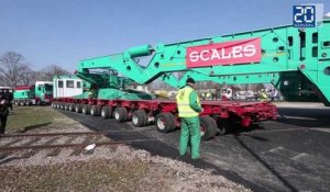 Convoi de 390 tonnes en Alsace