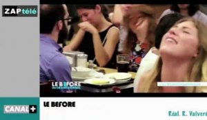 Zap télé: Kev Adams se bat à coups de soda... Orgasmes multiples au restaurant
