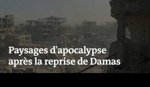 Le paysage apocalyptique après la reprise de Damas par le régime syrien