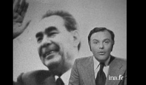 Orly : départ de Leonid Brejnev interviewé par Léon Zitrone