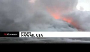 Hawaï : les nuages toxiques du volcan Kilauea