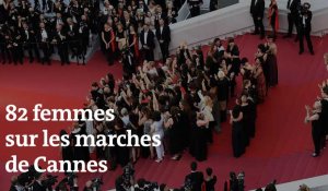 Cannes 2018 : 82 femmes montent les marches pour « l'égalité salariale »