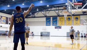 NBA : Stephen Curry marque 18 paniers à 3 points à la suite à l'entraînement (Vidéo)