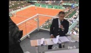 Quart de finale simple messieurs : André Agassi - Juan Carlos Ferrero