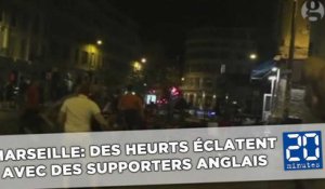 Marseille: Des heurts éclatent avec des supporters anglais