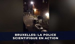Attentats à Bruxelles: La police scientifique en action