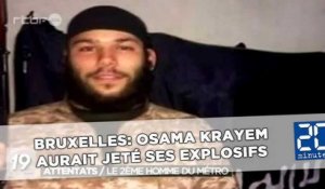 Attentats de Bruxelles: Un suspect s'est débarrassé de ses explosifs