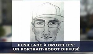 Fusillade à Bruxelles: Le portrait-robot d'un suspect diffusé