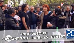 #NuitDebout: «Ils ont tout pété» accuse Véronique Genest