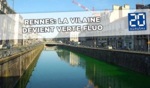 Rennes: Pourquoi la Vilaine est-elle devenue verte fluo?