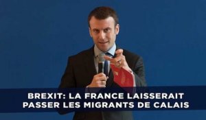 La France ne retiendrait plus les migrants à Calais en cas de Brexit