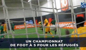 Un championnat de foot à 5 pour les réfugiés