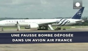 Une fausse bombe déposée dans un avion Air France