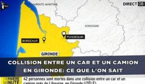 Collision entre un car et un camion en Gironde: Ce que l'on sait
