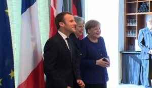 Rencontre trilatérale de Merkel, May et Macron à Sofia