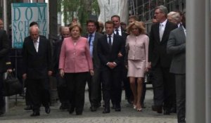 Merkel reçoit Macron à Aix-la-Chapelle pour le prix Charlemagne