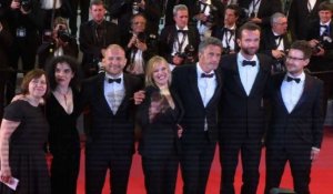 Cannes: l'équipe du film "Cold War" foule le tapis rouge
