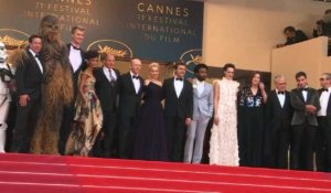 Cannes: montée des marches de "Solo: A Star Wars Story"