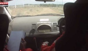 Rallye : un pilote s'embrouille avec son copilote et casse sa voiture (vidéo)