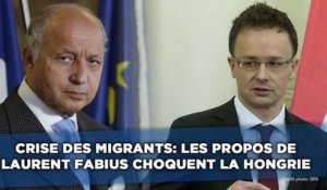 Crise des migrants: Les propos de Fabius choquent la Hongrie