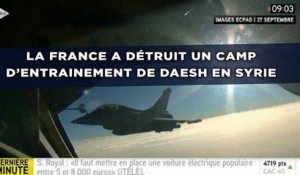 La France a détruit un camp d'entrainement de Daesh à Raqqa