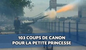 Royal Baby: 103 coups de canon pour la petite princesse
