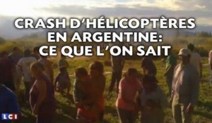 Crash d'hélicoptères en Argentine: Ce que l'on sait
