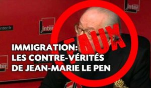 Immigration: Les contre-vérités de Jean-Marie Le-Pen
