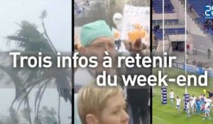 Les trois infos à retenir de ce Week-end du 14 et 15 mars 2015 #médecins #Vanuatu #Rugby