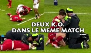 Un rugbyman victime de deux K.O. lors du tournoi des six nations