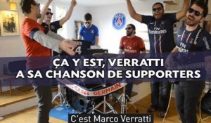 Verratti a sa chanson de supporters, sur «La groupie du pianiste»