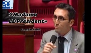 «Madame LE président»: un outrage de Julien Aubert?