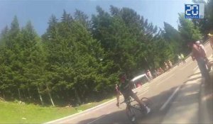 Tour de France: Voeckler s'en prend à un spectateur qui le hue