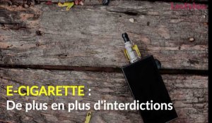 E-cigarette : de plus en plus d'interdictions