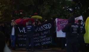 Allemagne: manifestation anti Afd devant le siège du parti