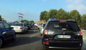 Grève des routiers : Martigues pris dans les bouchons