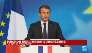 REPLAY - Discours d''Emmanuel Macron sur l''Union européenne