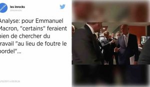 Macron dénonce ceux qui foutent « le bordel »