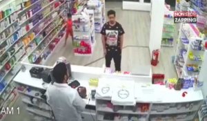 Un homme utilise son fils pour braquer une pharmacie (Vidéo)