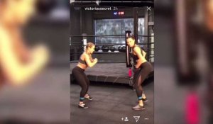 Adriana Lima très sexy à la salle de sport (Vidéo)