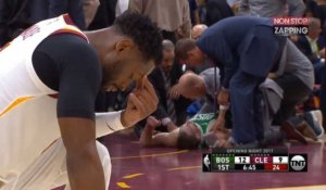 NBA : L'horrible blessure du joueur des Boston Celtics Gordon Hayward (Vidéo)