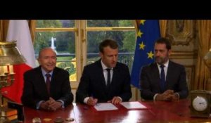 Macron signe la loi antiterroriste
