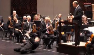 Quand un musicien d'orchestre fait le show avec son triangle (vidéo)