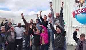 Abattoir Socavol à Saint-Brandan : l'immense joie des salariés qui ont sauvé leur emploi