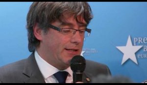 "Je demande à l'Europe de réagir" : Puigdemont s'exprime depuis Bruxelles