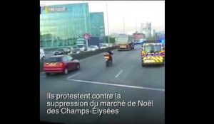 Paris: les forains bloquent une nouvelle fois le périphérique